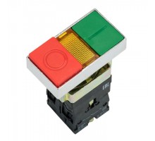 Кнопка  LAY5-BW8465 I-O прямоугольная 230В NO+NC PROxima EKF pbn-bw8465