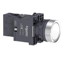 Кнопка LED 1НO 220В с подсвет. бел. SchE XA2EW31M1