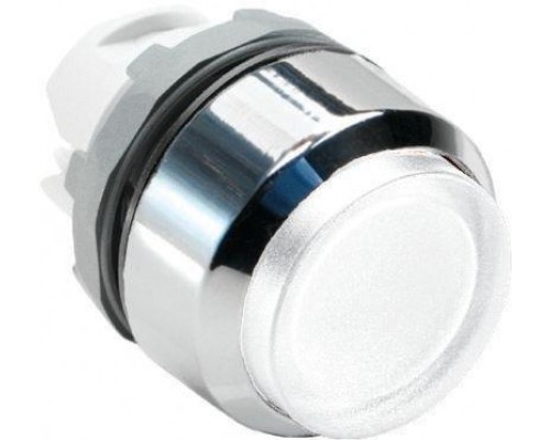 Кнопка MP4-21W выступающая с подсветкой с фикс. бел. (только корпус) ABB 1SFA611103R2105