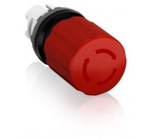 Кнопка MPET3-10R ГРИБОК (только корпус) отп. поворачиванием 30мм красн. ABB 1SFA611520R1001