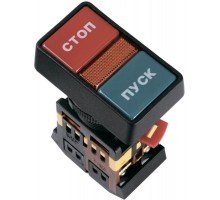 Кнопка PPBB-30N Пуск-Стоп. 1з+1р ИЭК BBD21-PPBB-K51