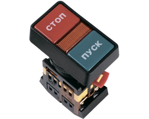Кнопка PPBB-30N Пуск-Стоп. 1з+1р ИЭК BBD21-PPBB-K51