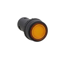 Кнопка SW2C-10D с подсветкой желт. NO EKF sw2c-md-y