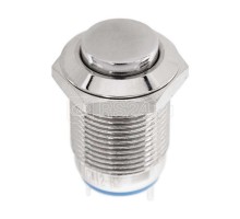 Кнопка антивандальная d12 Б/Фикс (2с) (ON)-OFF выпуклая (A12-B2) Rexant 36-3151