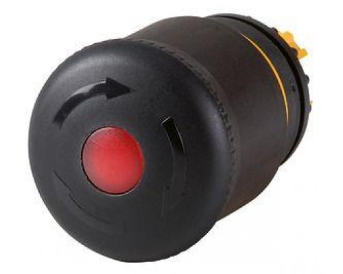 Кнопка аварийной остановки с подсветкой отмена вытягиванием черн. M22S-PVL EATON 230962