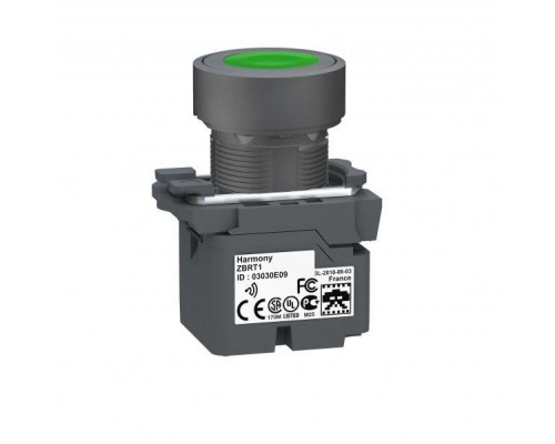 Кнопка беспроводная с зел. толкателем SchE ZB5RTA3