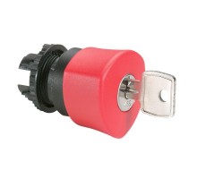 Кнопка d40мм грибок с ключом №455 IP65 Osmoz красн. Leg 023891
