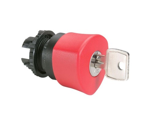 Кнопка d40мм грибок с ключом №455 IP65 Osmoz красн. Leg 023891