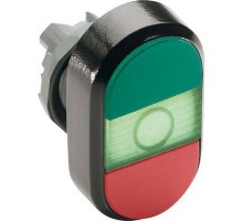 Кнопка двойная MPD3-11G (зел./красн.) зел. линза с текстом ON/OFF ABB 1SFA611132R1102