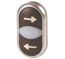 Кнопка двойная с сигнальной лампой; с инд. гравировкой M22-DDL- - - EATON 226770