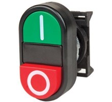 Кнопка двойная выпуклая с линзой для подсв. DKC ABFL