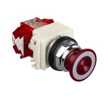 Кнопка грибовидная 30мм 120В красн. SchE 9001KR9P38RH25
