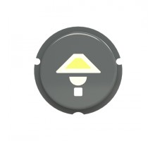 Кнопка Освещение SBL-N2GR free@home Zenit сер. ABB 2CLA202610N1402