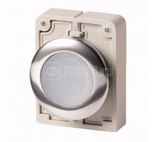 Кнопка плоская 30мм с подсветкой M30C-FDL-W EATON 182925