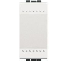 Кнопка с авт. клем. размер 1мод. без клавиши LivingLight Leg BTC N4005A