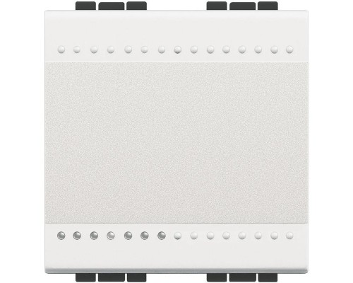 Кнопка с авт. клем. размер 2мод. LivingLight бел. Leg BTC N4005M2A