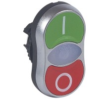 Кнопка с двойной головкой зел./красн. Osmoz Leg 024070
