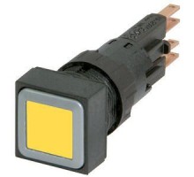 Кнопка с подсветкой с фикс. лампа 24В Q18LTR-GE/WB желт. EATON 086382