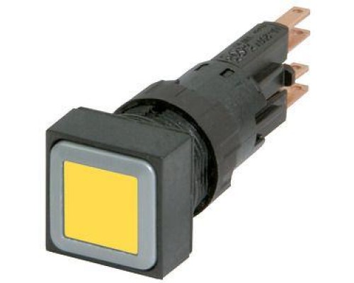 Кнопка с подсветкой с фикс. лампа 24В. Q25LTR-GE/WB желт. EATON 086346