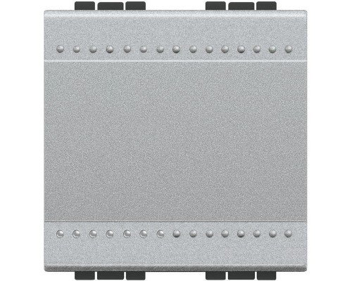 Кнопка с винт. клем. размер 2мод. LivingLight алюм. Leg BTC NT4005M2N