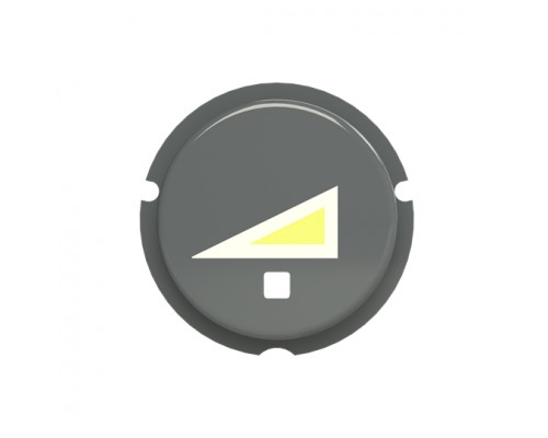 Кнопка Светорегулятор SBD-N2GR free@home Zenit сер. ABB 2CLA202640N1402