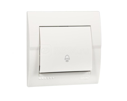 Кнопка звонка Дери бел. LEZARD 702-0202-103
