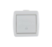 Кнопка звонка ОП Ната бел. LEZARD 710-0200-103