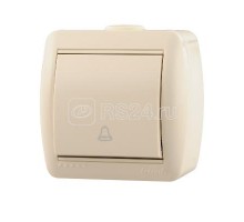 Кнопка звонка ОП Ната крем. LEZARD 710-0300-103