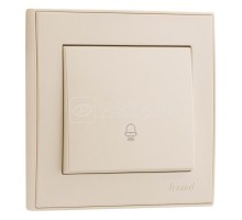 Кнопка звонка Рейн жемчуж. бел. перламутр LEZARD 703-3030-103