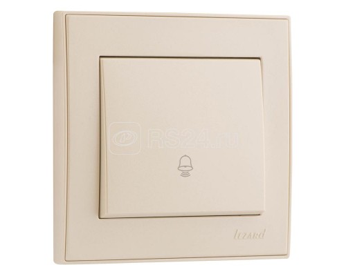 Кнопка звонка Рейн жемчуж. бел. перламутр LEZARD 703-3030-103