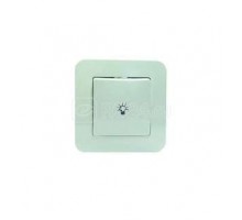 Кнопка звонка СП Lillium N бел. 55004