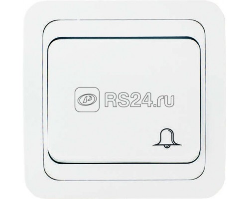 Кнопка звонка СП Mimoza бел/бел. Makel 12050