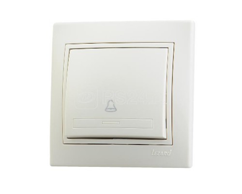Кнопка звонка СП Мира крем. LEZARD 701-0303-103