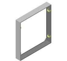 Кожух для навесной установки ЩЭ (1006х956х140) Basic EKF mb08-k-bas