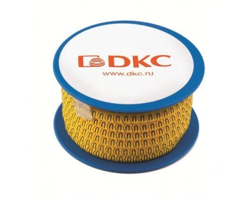 Колечко маркировочное J1.3-3мм черн./жел. (уп.1000шт) DKC AZO2JJBY
