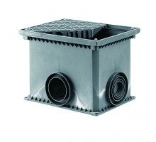 Колодец смотр. 335х240х255 без дна для двуст. труб DKC 025003