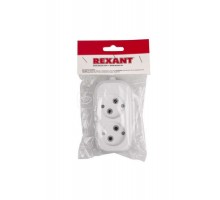 Колодка 2 гнезда без заземления Rexant 11-8701