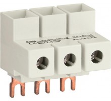 Колодка S1-M3-35 для подкл. 3ф кабеля до 35кв.мм 100А к автоматам типа MS116/132 ABB 1SAM201913R1103