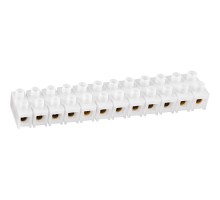 Колодка клеммная 10х35кв.мм 12пар NTB-HPE-S12-80/WH квадратн. полиэтилен бел. Navigator 71008