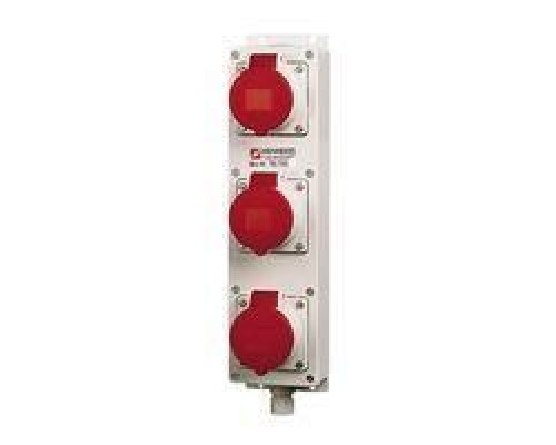 Колодка на 3 роз. 16А 5п 400В IP44 Mennekes 96705