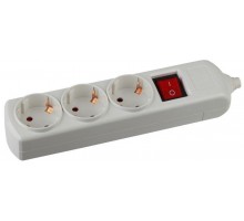 Колодка удлинителя 3-м 10/40/1200 с заземл. с выкл. ЭРА C0045322