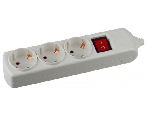 Колодка удлинителя 3-м 10/40/1200 с заземл. с выкл. ЭРА C0045322