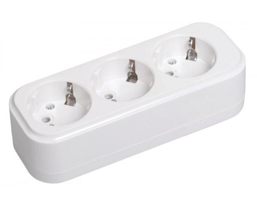 Колодка удлинителя 3-м К03 2P+PE 16А/250В CLASSIC ИЭК KYP11-16-03-00-Z