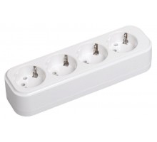 Колодка удлинителя 4-м К04 2P+PE 16А/250В CLASSIC ИЭК KYP11-16-04-00-Z