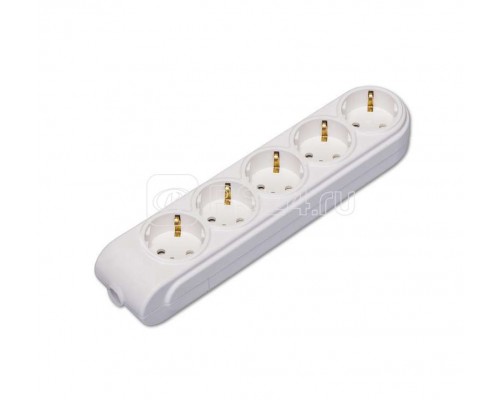Колодка удлинителя 5-м с заземл. защ. шторки Makel N5210000