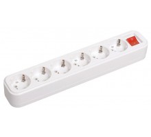 Колодка удлинителя 6-м К06В с выкл. 2P+PE 16А/250В CLASSIC ИЭК KYP11-16-06-00-ZK