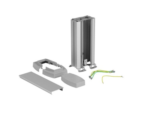 Колонна-мини универсальная 1 секция 0.3м с алюм. крышкой алюм. Leg 653101