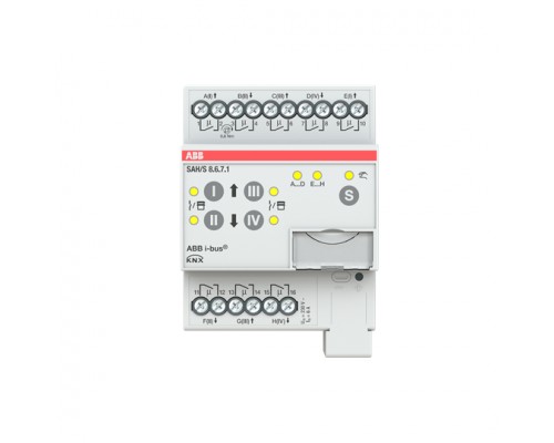 Комбиактор SAH/S8.6.7.1 8-канальный 6А MDRC ABB 2CDG110244R0011