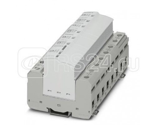 Комбинация разрядников типа 1+2 FLT-SEC-T1+T2-3S-350/25-FM Phoenix Contact 2905470