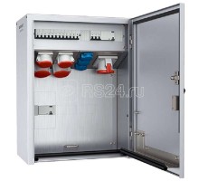 Комбинация розеток 3хSCHUKO16А 2хСЕЕ16А5п 2хСЕЕ32А5п и 1хСЕЕ63А5п с защитой IP44 нерж. сталь Mennekes 83705